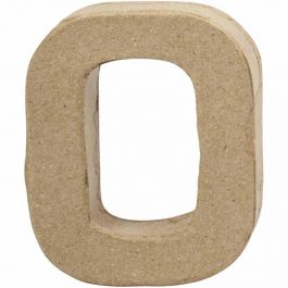 Cijfer, 0, H: 10 cm, B: 8 cm, dikte 2 cm, 1 stuk [HOB-26677]