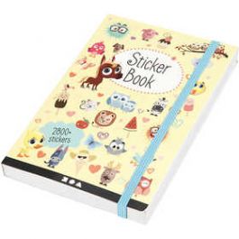 Stickerboek, afm 11,5x17 cm, dikte 1,5 cm, 1stuk, 80 pagina's [HOB27070]