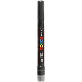 Posca Marker, afm PCF350, lijndikte 1-10 mm, kwast, zwart, 1 stuk [HOB-271046]