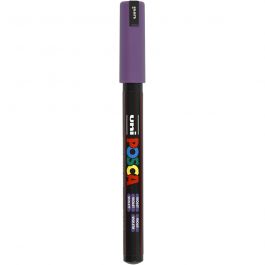 Posca Marker, afm PC-1MR, lijndikte 0,7 mm, extra-fijn, violet, 1 stuk [HOB-272055]