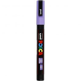 Posca Marker, afm PC-3M, lijndikte 0,9-1,3 mm, fijn, lilac, 1 stuk [HOB-274058]