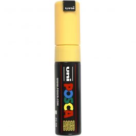 Posca Marker, afm PC-8K, lijndikte 8 mm, breed, straw yellow, 1 stuk [HOB-278038]