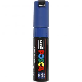 Posca Marker, afm PC-8K, lijndikte 8 mm, breed, blauw, 1 stuk [HOB-278041]
