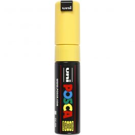 Posca Marker, afm PC-8K, lijndikte 8 mm, breed, geel, 1 stuk [HOB-278044]