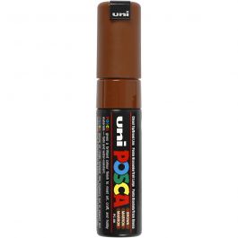 Posca Marker, afm PC-8K, lijndikte 8 mm, breed, bruin, 1 stuk [HOB-278045]