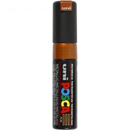 Posca Marker, afm PC-8K, lijndikte 8 mm, breed, brons, 1 stuk [HOB-278820]
