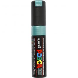 Posca Marker, afm PC-8K, lijndikte 8 mm, breed, groen metallic, 1 stuk [HOB-278870]