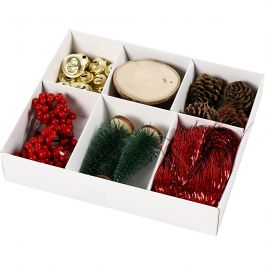 Geschenkverpakking set, ouderwets, 6 div/ 1 doos [HOB-280630]