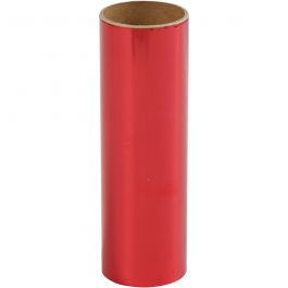 Deco folie, B: 15,5 cm, dikte 0,02 mm, rood, 50 cm/ 1 rol [HOB-283563]