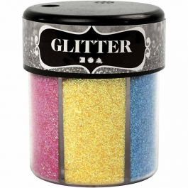 Glitter, diverse kleuren, 6x13 gr/ 1 Doosje [HOB-28430]