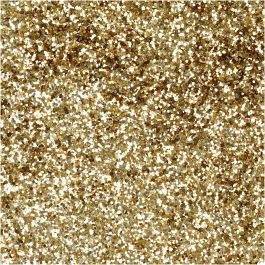 Bio-glitter, d 0,4 mm, goud, 10 gr/ 1 Doosje [HOB-284361]