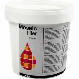 Mozaïekvoeg, wit, 1000 ml/ 1 emmer [HOB-28455]