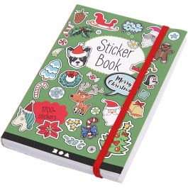 Stickerboek, kerstmotieven, afm 11,5x17 cm, 76 vel, 1 stuk [HOB-29070]