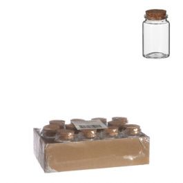 Voorraadcilinder met kurk Ø4,5cm 7,5cm hoog (12 st.) [IFS-29145]
