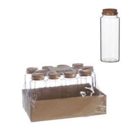 Voorraadcilinder met kurk Ø4,5cm 12,5cm hoog (12 st.) [IFS-29146]