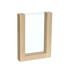 Houten standaard voor droogbloemen etc. 18cm hoog (1 st.) [IFS-29661]