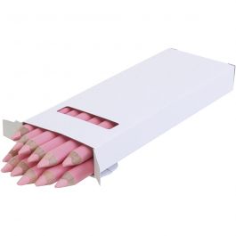 Edu Jumbo Kleurpotlood, dikte 10 mm, vulling 6,25 mm, roze, 12 stuk/ 1 doos [HOB-408040]
