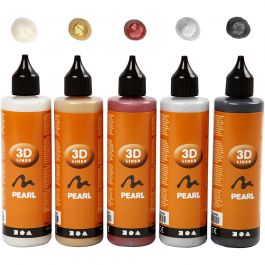 3D liner, metallic kleuren, 5x100 ml/ 1 doos [HOB-30385]