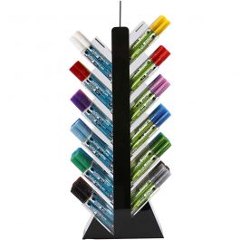 Glas- &amp; Porseleinstiften, H: 52 cm, D: 11,5 cm, B: 24 cm, diverse kleuren, 24x6 stuk/ 1 doos [HOB-31317]