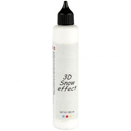 3D Sneeuw Pasta, wit, 100 ml/ 1 fles [HOB-31740]