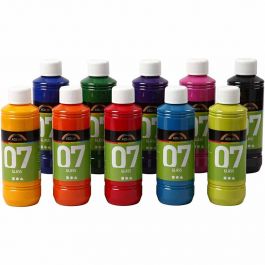 A-Color Glass, diverse kleuren, 10x250 ml/ 1 doos [HOB-31796]