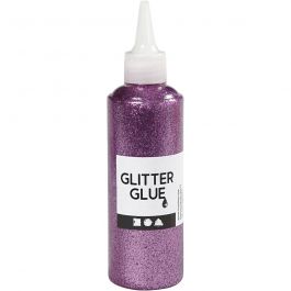 Glitterlijm, paars, 118 ml/ 1 fles [HOB-31827]
