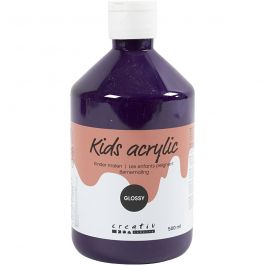Acrylverf Glossy, violet, 500 ml/ 1 fles [HOB-32022]