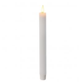 LED Pencil kaars set 6 Ø2.1 h.25cm wit + afstandsbediening (set 6) [IFS-32599]