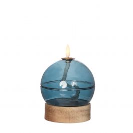 Led olielamp h13,5 Ø10 cm donkerblauw (1 st) [IFS-32807]