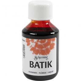 Batikverf, oranje, 100 ml/ 1 fles [HOB-33342]