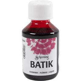 Batikverf, roze, 100 ml/ 1 fles [HOB-33343]
