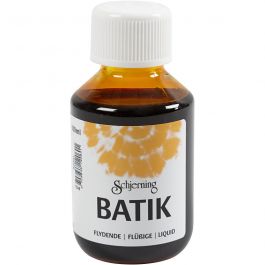 Batikverf, oranje geel, 100 ml/ 1 fles [HOB-33346]