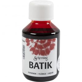 Batikverf, rood, 100 ml/ 1 fles [HOB-33348]