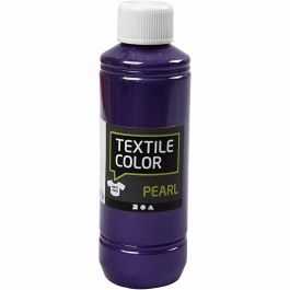 Textielkleur, parelmoer, violet, 250 ml/ 1 fles [HOB-33719]