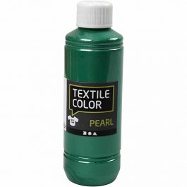 Textielkleur, parelmoer, groen, 250ml/ 1 fles [HOB-33727]