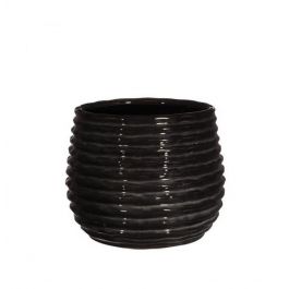 Pot Black Antraciet Rise Ø10 x h: 13,5 cm (6 stuks) [IFS-33974]