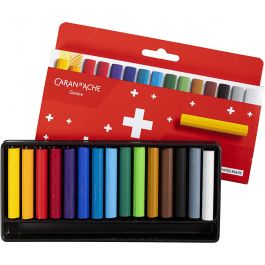 CARAN D’ACHE Neocolor I, Junior, L: 5 cm, dikte 8,5 mm, diverse kleuren, 15 stuk/ 1 doos [HOB-34015]