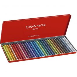 CARAN D’ACHE Neocolor I, L: 10 cm, dikte 8,5 mm, diverse kleuren, 30 stuk/ 1 doos [HOB-34016]