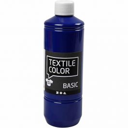 Textielkleur, primair blauw, 500 ml/ 1 fles [HOB-34149]