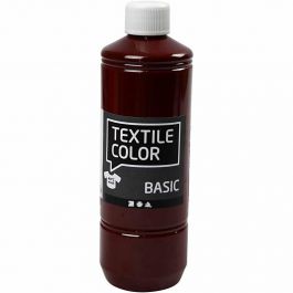 Textielkleur, bruin, 500 ml/ 1 fles [HOB-34152]