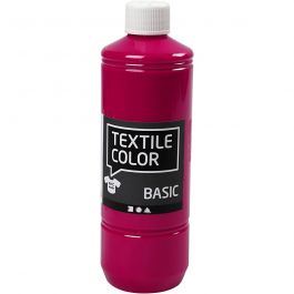Textielkleur, primair rood, 500 ml/ 1 fles [HOB-34155]