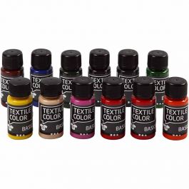 Textielkleur, 12x50 ml/ 1 doos [HOB-34160]