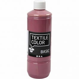 Textielkleur, donkerroze, 500 ml/ 1 fles [HOB-34172]