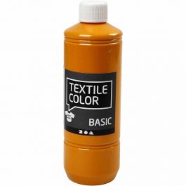 Textielkleur, mosterd, 500 ml/ 1 fles [HOB-34174]