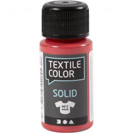 Textielkleur, dekkend, rood, 50 ml/ 1 fles [HOB-34216]