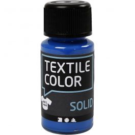 Textielkleur, dekkend, brilliant blauw, 50 ml/ 1 fles [HOB-34218]