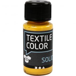 Textielkleur, dekkend, geel, 50 ml/ 1 fles [HOB-34224]