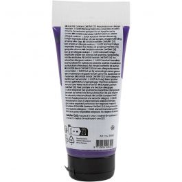 Acryl Verf, semi-glanzend, dekkend, violet blue, 75 ml/ 1 fles [HOB-35148]