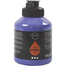 Acryl Verf, semi-glanzend, semi-transparant, violet blue, 500 ml/ 1 fles [HOB-35430]