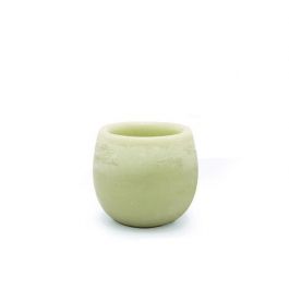 Aroma schaal light groen jasmin geur Ø9x8 cm (6 stuks) [IFS-36212]